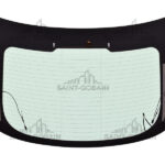 REAR HEATED WINDOW GREY W/ANT SEKURIT